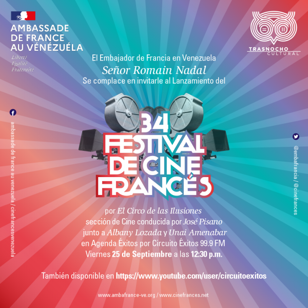 34º Festival de Cine Francés en Venezuela  Más de un siglo de tradición renovada